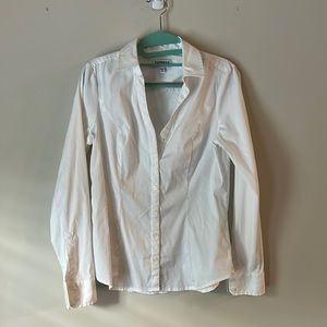 White button down